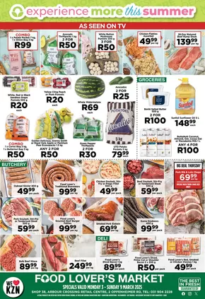 Food Lover's Market catalogue in Durban | Arbour Crossing Promotion | 2025-03-04T00:00:00.000Z - 2025-03-09T00:00:00.000Z