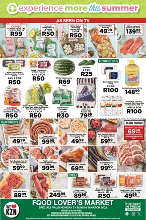 Food Lover's Market catalogue in Durban | KZN Promotion | 2025-03-04T00:00:00.000Z - 2025-03-09T00:00:00.000Z