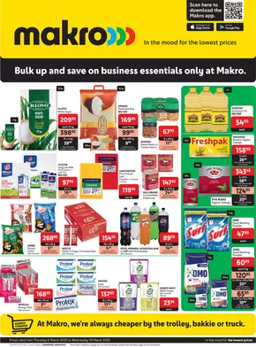 Makro catalogue in Port Elizabeth | Makro Gqeberha : Food | 2025-03-07T00:00:00.000Z - 2025-03-19T00:00:00.000Z