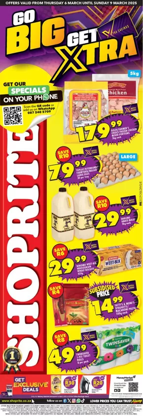 Shoprite catalogue in King William's Town | Shoprite Xtra Savings Eastern Cape  | 2025-03-07T00:00:00.000Z - 2025-03-09T00:00:00.000Z