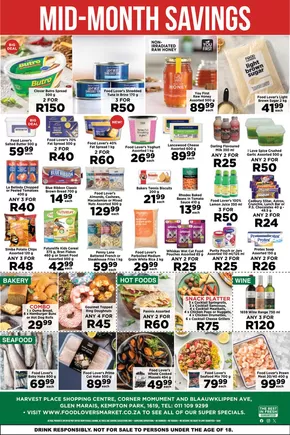 Food Lover's Market catalogue in Midrand | Harvest Place - 10 - 16 March 2025 | 2025-03-10T00:00:00.000Z - 2025-03-16T00:00:00.000Z