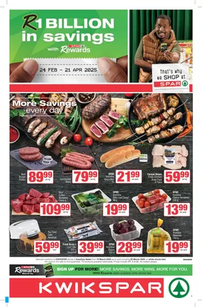 KwikSpar catalogue in Umlazi | Offers for bargain hunters | 2025-03-10T00:00:00.000Z - 2025-03-23T00:00:00.000Z