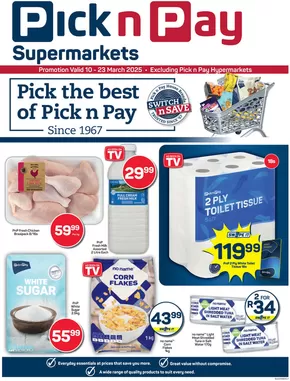 Pick n Pay catalogue in Graaff Reinet | Save now with our deals | 2025-03-10T00:00:00.000Z - 2025-03-23T00:00:00.000Z