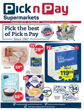 Pick n Pay catalogue in Botrivier | Top deals for all customers | 2025-03-10T00:00:00.000Z - 2025-03-23T00:00:00.000Z