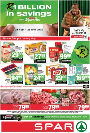 Spar catalogue in Burgersfort | Our best bargains | 2025-03-10T00:00:00.000Z - 2025-03-23T00:00:00.000Z