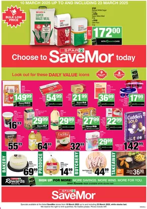 Spar catalogue in Pretoria | Top offers for smart savers | 2025-03-10T00:00:00.000Z - 2025-03-23T00:00:00.000Z