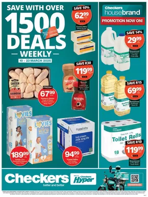 Checkers catalogue in Klerksdorp | Our best bargains | 2025-03-10T00:00:00.000Z - 2025-03-23T00:00:00.000Z