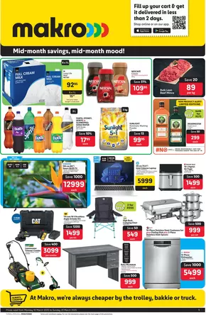 Makro catalogue in Sasolburg | Makro : General Merchandise | 2025-03-10T00:00:00.000Z - 2025-03-23T00:00:00.000Z