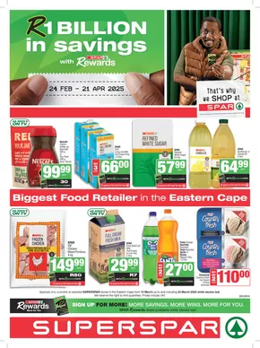 SuperSpar catalogue in Elim | Exclusive bargains | 2025-03-10T00:00:00.000Z - 2025-03-23T00:00:00.000Z