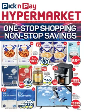 Pick n Pay Hypermarket catalogue in Khayelitsha | Discover attractive offers | 2025-03-10T00:00:00.000Z - 2025-03-23T00:00:00.000Z