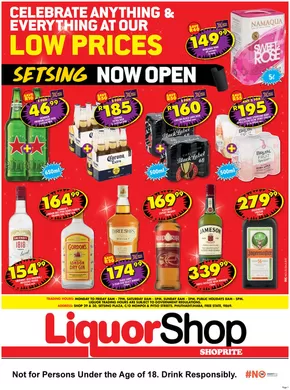 Shoprite LiquorShop catalogue in Botrivier | Shoprite LiquorShop Deals Setsing  | 2025-03-10T00:00:00.000Z - 2025-03-23T00:00:00.000Z