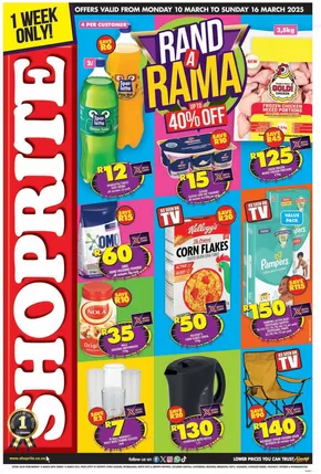 Shoprite catalogue in Sebokeng | Shoprite Rand A Rama Gauteng | 2025-03-11T00:00:00.000Z - 2025-03-16T00:00:00.000Z