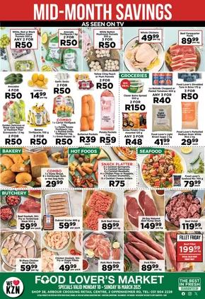 Food Lover's Market catalogue in Mmabatho | Arbour Crossing  | 2025-03-11T00:00:00.000Z - 2025-03-16T00:00:00.000Z