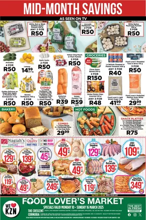 Food Lover's Market catalogue in Mmabatho | The Crescent & Cornubia  | 2025-03-11T00:00:00.000Z - 2025-03-16T00:00:00.000Z