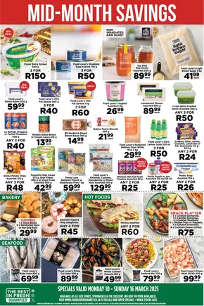 Food Lover's Market catalogue in Mmabatho | Mid Month Savings | 2025-03-11T00:00:00.000Z - 2025-03-16T00:00:00.000Z