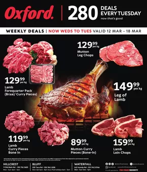 Oxford Freshmarket catalogue in Hillcrest | Oxford Freshmarket promotion | 2025-03-12T00:00:00.000Z - 2025-03-18T00:00:00.000Z