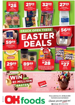 OK Foods catalogue in Lichtenburg | Great discounts on selected products | 2025-03-12T00:00:00.000Z - 2025-03-23T00:00:00.000Z