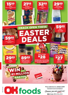 OK Foods catalogue in Boipatong | Top offers for all bargain hunters | 2025-03-12T00:00:00.000Z - 2025-03-23T00:00:00.000Z