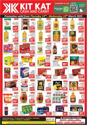 KitKat Cash and Carry catalogue in Krugersdorp | Wide range of offers | 2025-03-13T00:00:00.000Z - 2025-03-19T00:00:00.000Z