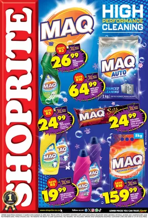 Shoprite catalogue in Sandton | Shoprite Maq Savings Western Cape  | 2025-03-18T00:00:00.000Z - 2025-04-20T00:00:00.000Z