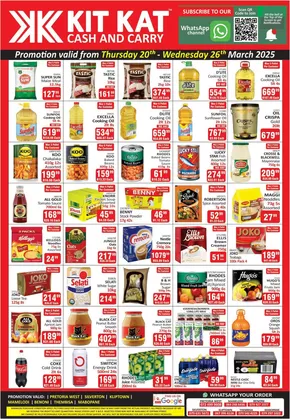 KitKat Cash and Carry catalogue in Alberton | Kit Kat Cash and Carry weekly specials | 2025-03-20T00:00:00.000Z - 2025-03-26T00:00:00.000Z