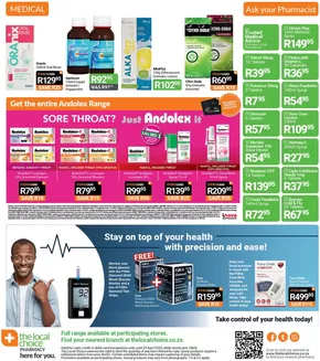 The Local Choice Pharmacy catalogue | The Local Choice Pharmacy weekly specials | 2025-03-21T00:00:00.000Z - 2025-04-23T00:00:00.000Z