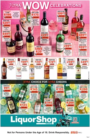 Checkers Liquor Shop catalogue in Germiston | New offers to discover | 2025-03-21T00:00:00.000Z - 2025-04-06T00:00:00.000Z