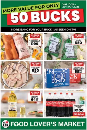 Food Lover's Market catalogue in Welkom | 50Buck Kwa-Zulu Natal Promotion | 2025-03-23T00:00:00.000Z - 2025-03-30T00:00:00.000Z