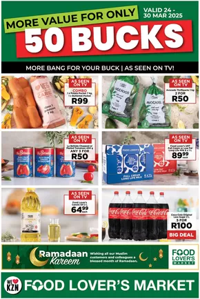 Food Lover's Market catalogue in Welkom | 50Buck The Cresent Promotion | 2025-03-23T00:00:00.000Z - 2025-03-30T00:00:00.000Z