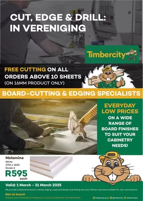 Timbercity catalogue in Polokwane | Timbercity Vereeniging | 2025-03-01T00:00:00.000Z - 2025-03-31T00:00:00.000Z