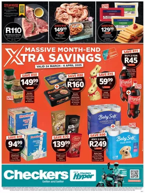 Checkers catalogue in Randburg | Top offers for all bargain hunters | 2025-03-24T00:00:00.000Z - 2025-04-06T00:00:00.000Z