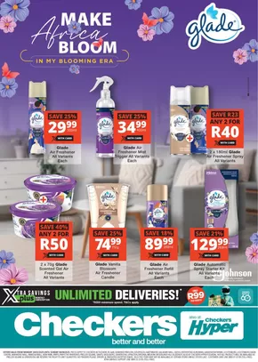 Checkers catalogue in Welkom | Checkers Glade Promotion 24 March - 6 April | 2025-03-24T00:00:00.000Z - 2025-04-06T00:00:00.000Z