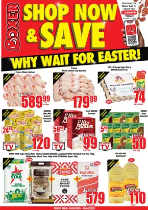 Boxer catalogue in Pietermaritzburg | Boxer Superstores EC March ME. | 2025-03-24T00:00:00.000Z - 2025-04-06T00:00:00.000Z