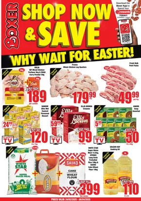 Boxer catalogue in Pietermaritzburg | Boxer Superstores ECW March ME. | 2025-03-24T00:00:00.000Z - 2025-04-06T00:00:00.000Z