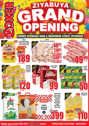 Boxer catalogue in Pietermaritzburg | Boxer Superstores Ziyabuya Grand Opening. | 2025-03-25T00:00:00.000Z - 2025-04-06T00:00:00.000Z