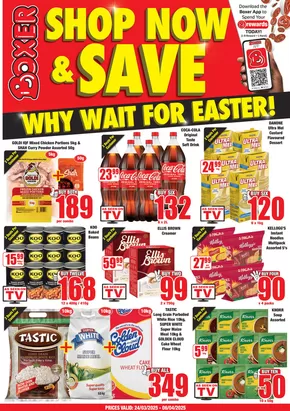 Boxer catalogue in Klerksdorp | Boxer Superstores FS March ME. | 2025-03-24T00:00:00.000Z - 2025-04-06T00:00:00.000Z