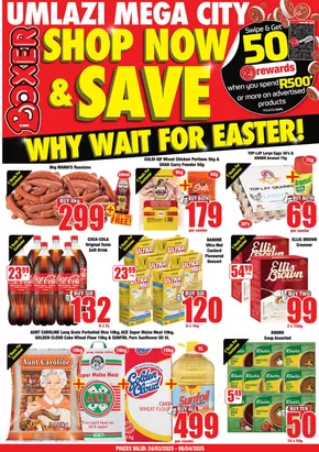 Boxer catalogue in East London | Boxer Superstores weekly specials | 2025-03-24T00:00:00.000Z - 2025-04-06T00:00:00.000Z