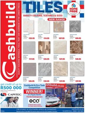 Cashbuild catalogue in Polokwane | Current bargains and offers | 2025-03-24T00:00:00.000Z - 2025-04-13T00:00:00.000Z