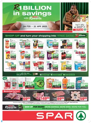 SuperSpar catalogue in Welkom | Top offers for all bargain hunters | 2025-03-24T00:00:00.000Z - 2025-04-07T00:00:00.000Z