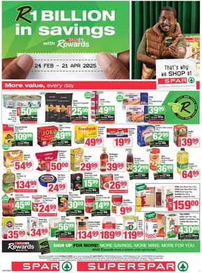 SuperSpar catalogue in Welkom | Our best bargains | 2025-03-24T00:00:00.000Z - 2025-04-07T00:00:00.000Z