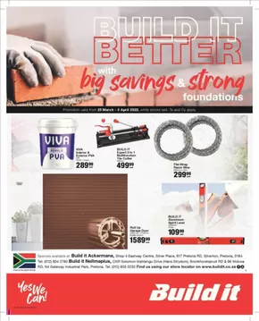 Build It catalogue in Centurion | Build It Specials | 2025-03-25T00:00:00.000Z - 2025-04-05T00:00:00.000Z