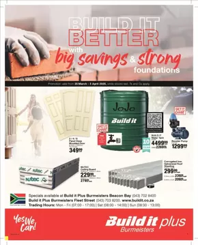 Build It catalogue in East London | Our best offers for you | 2025-03-25T00:00:00.000Z - 2025-04-05T00:00:00.000Z