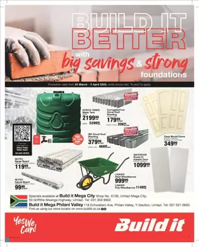 Build It catalogue in Durban | Wide range of offers | 2025-03-25T00:00:00.000Z - 2025-04-05T00:00:00.000Z