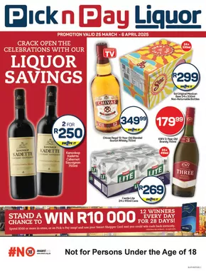 Pick n Pay catalogue in Welkom | Discounts and promotions | 2025-03-25T00:00:00.000Z - 2025-04-06T00:00:00.000Z