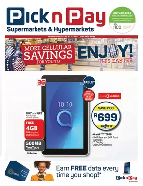 Pick n Pay catalogue in Welkom | Top deals and discounts | 2025-03-25T00:00:00.000Z - 2025-04-27T00:00:00.000Z