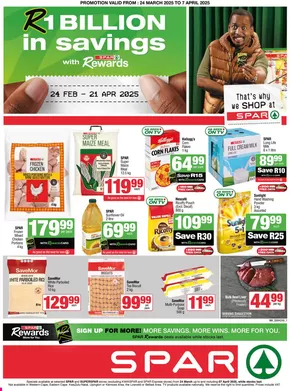 SuperSpar catalogue in Germiston | Attractive special offers for everyone | 2025-03-25T00:00:00.000Z - 2025-04-07T00:00:00.000Z