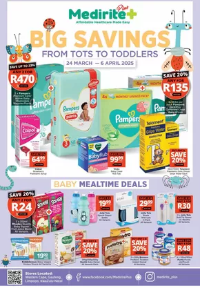 MediRite catalogue in Sandton | Medirite Plus Baby Savings | 2025-03-25T00:00:00.000Z - 2025-04-06T00:00:00.000Z