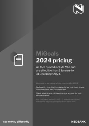 Nedbank catalogue in Centurion | MiGoals pricing guide 2024 | 2024-01-01 - 2024-12-31