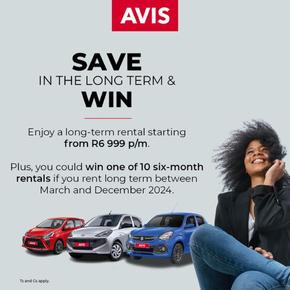 Avis catalogue in Johannesburg | sale | 2024-04-11T00:00:00+02:00 - 2024-12-31T23:59:00+02:00